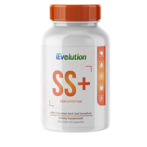SS+ Sugar Support Plus Supplement Bottle