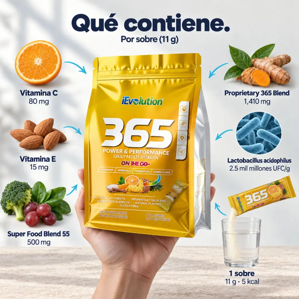 Ingredientes de 365 - On The Go