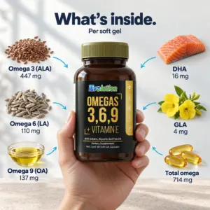 Omegas 3 6 9 ingredients