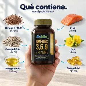 Ingredientes de Omegas 3 6 9