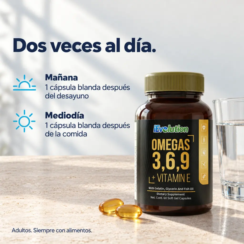 Cómo tomar Omegas 3 6 9