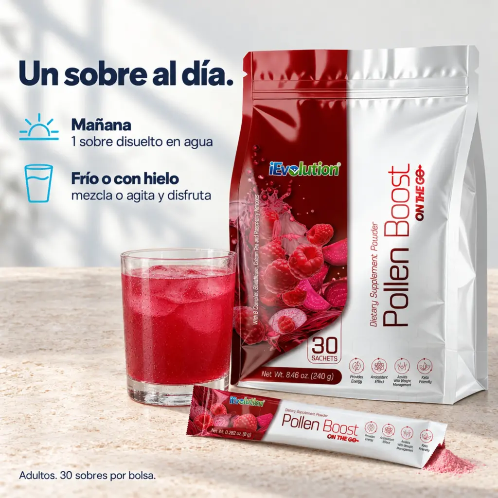 Cómo tomar Pollen Boost - On the Go