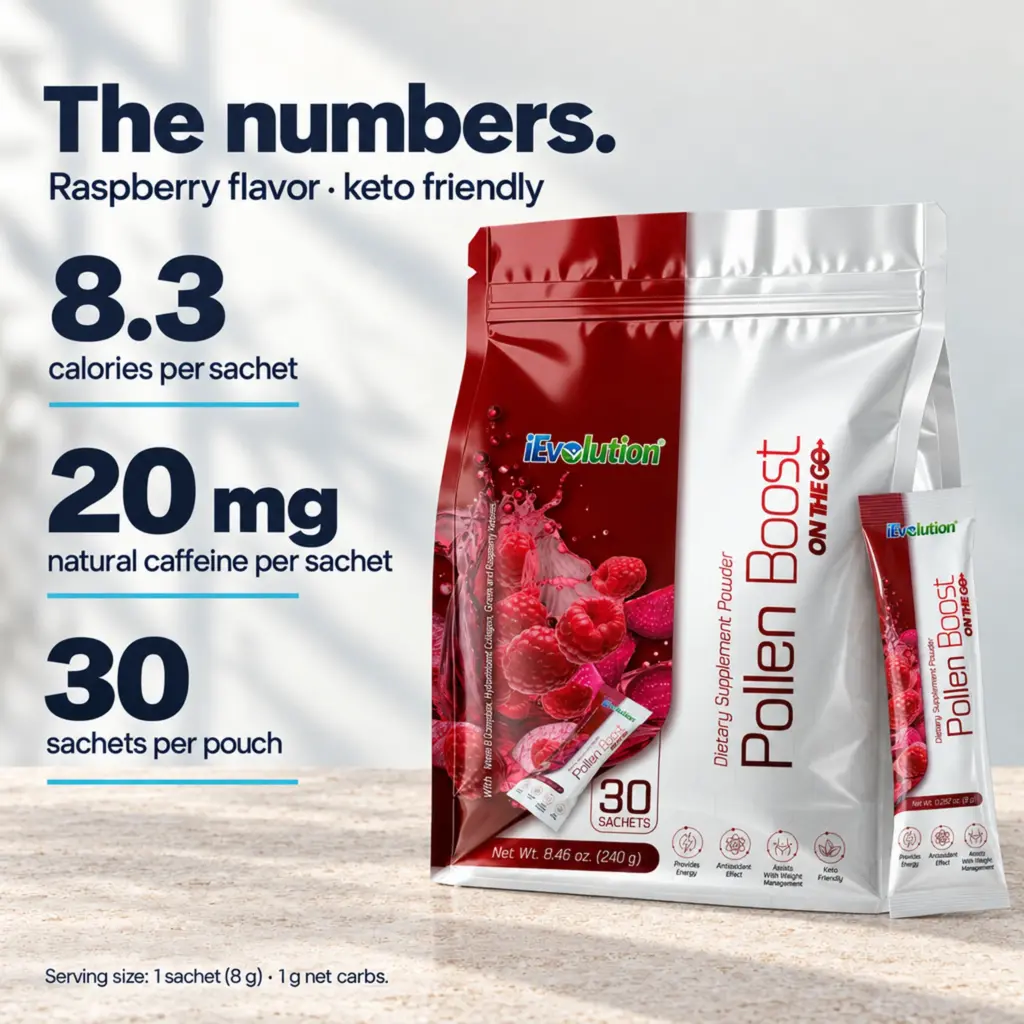 Pollen Boost - On the Go key facts
