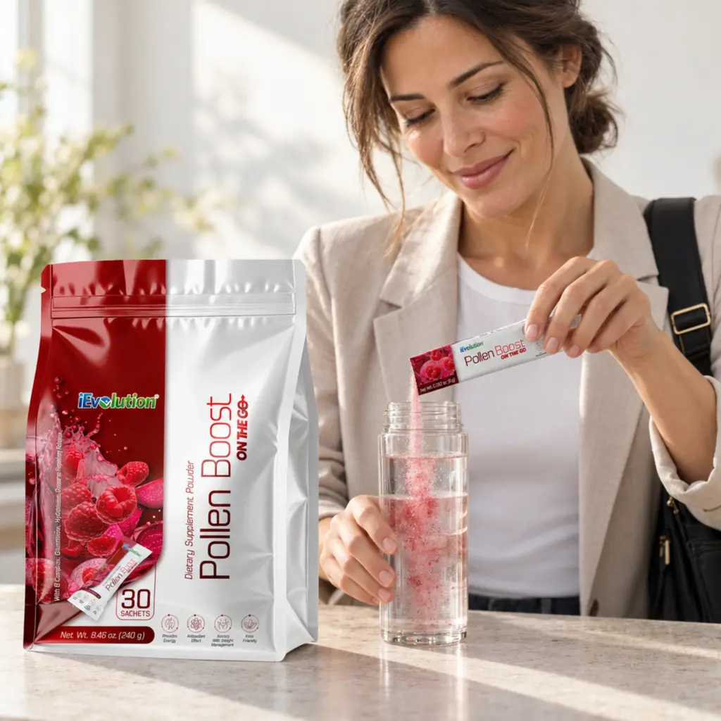 Pollen Boost - On the Go lifestyle