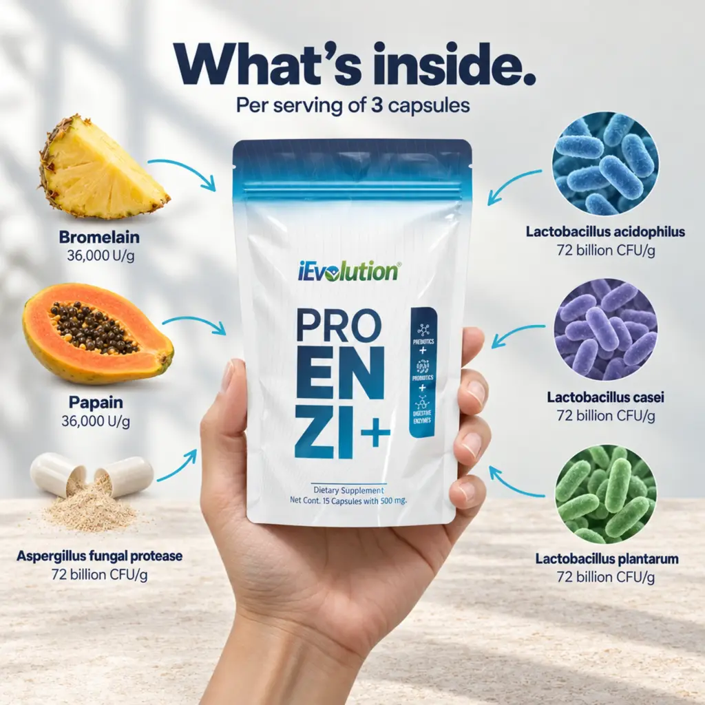 Proenzi+ Bag ingredients