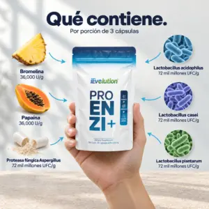 Ingredientes de Proenzi+ Bag