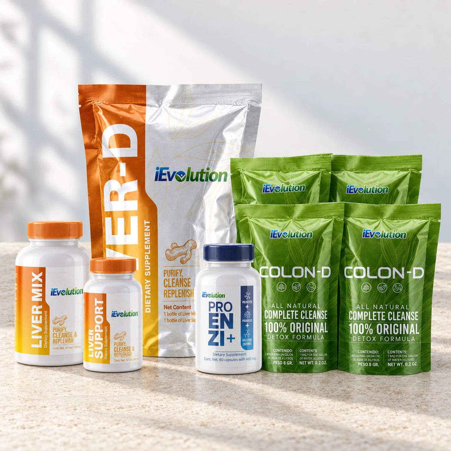 21-Day Detox on a kitchen counter