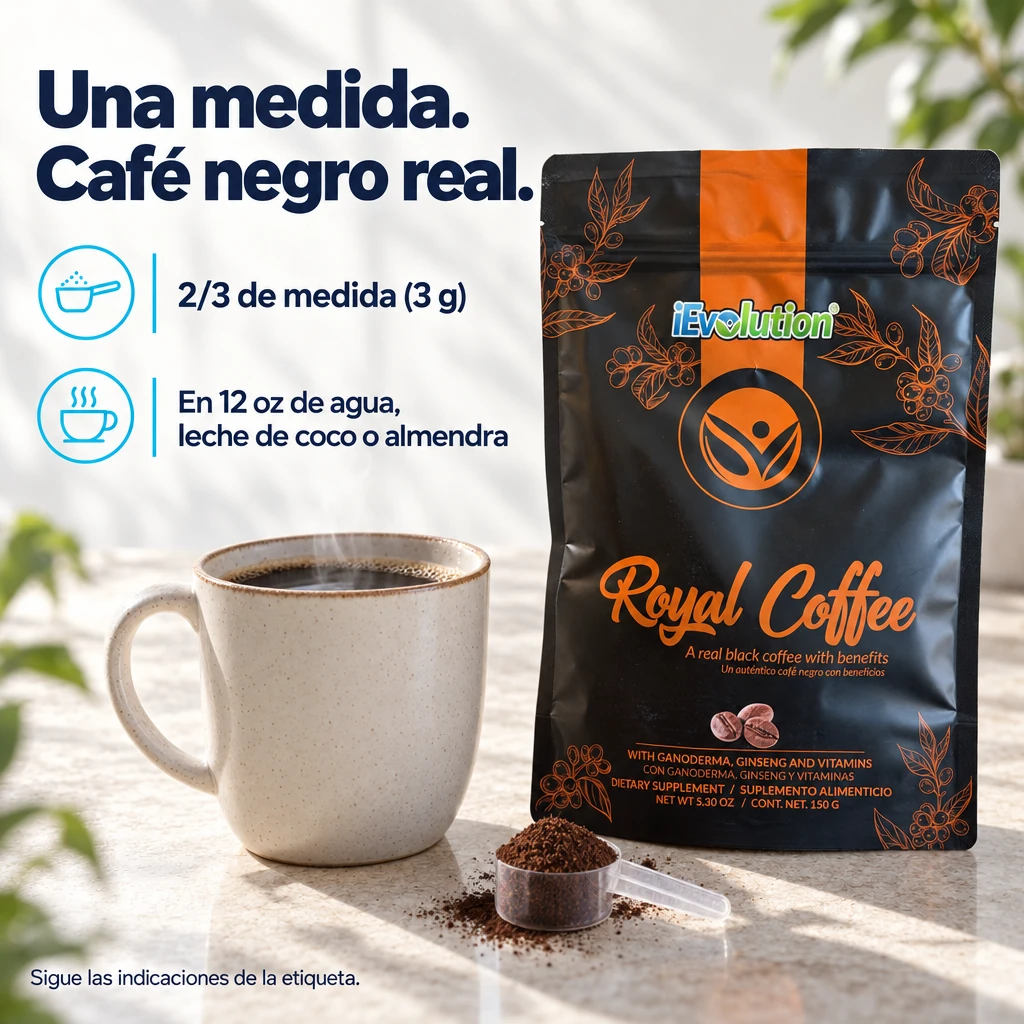 Cómo tomar Royal Coffee Black