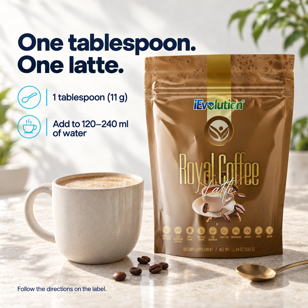 How to take Royal Coffee Latte (Caramel)
