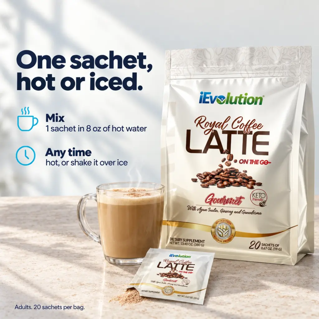 How to take Royal Coffee Latte - On The Go