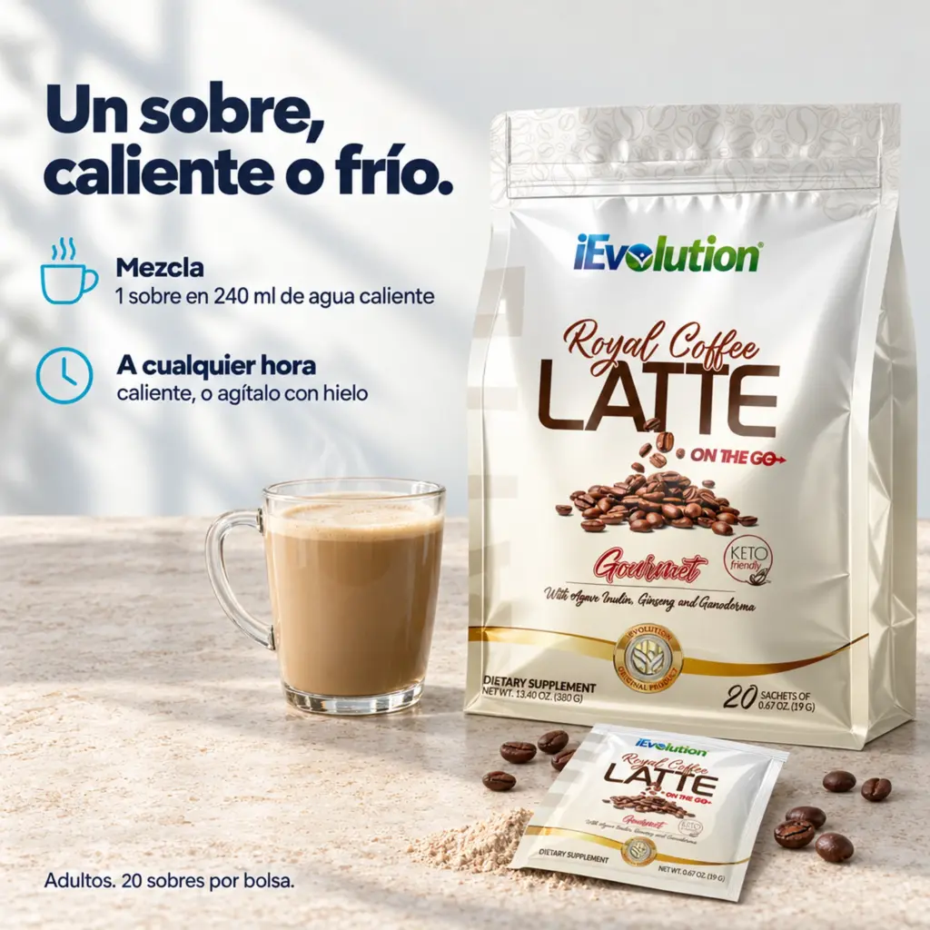 Cómo tomar Royal Coffee Latte - On The Go
