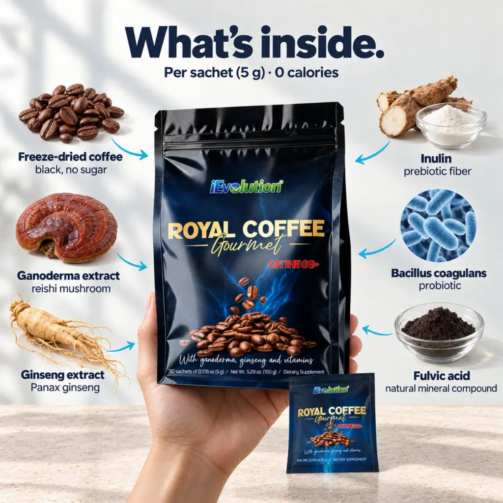 Royal Coffee Black - On The Go ingredients