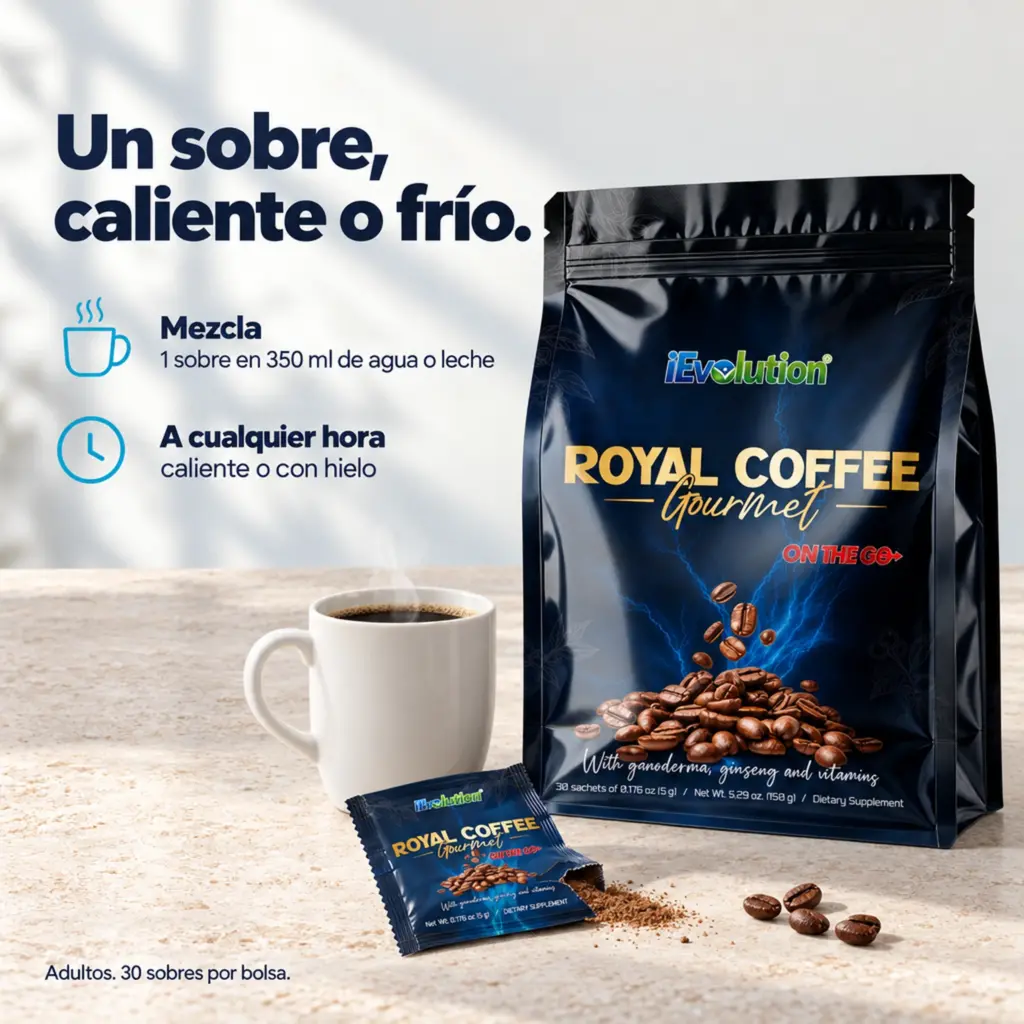 Cómo tomar Royal Coffee Black - On The Go