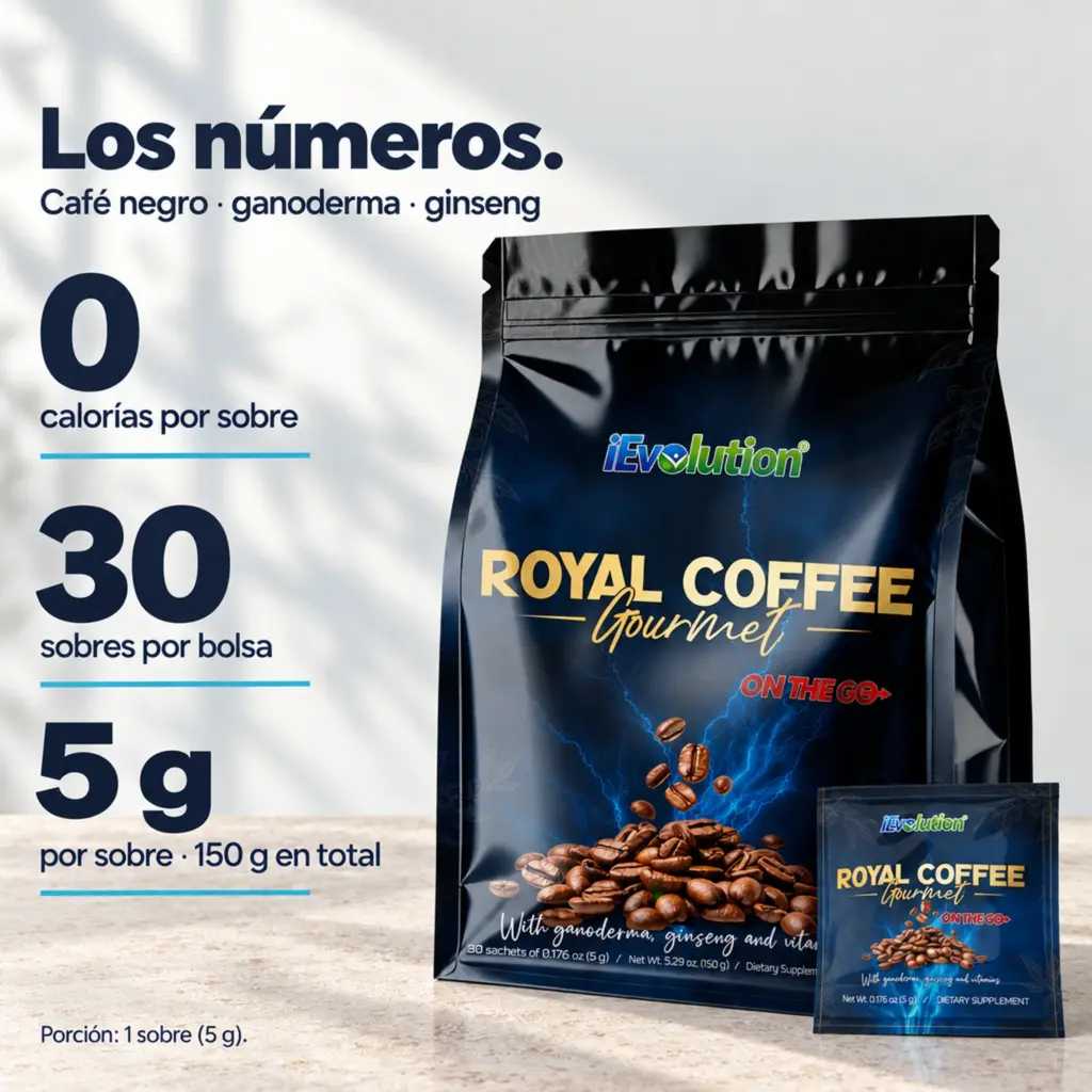 Datos clave de Royal Coffee Black - On The Go