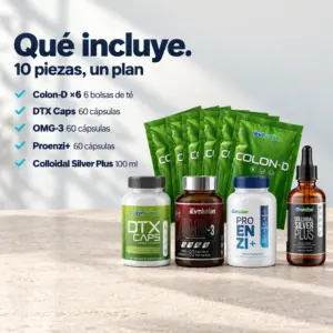 Todo lo que incluye el Bundle Digestión Sana